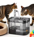 Stainless Steel Pet Water Fountain 1.5L