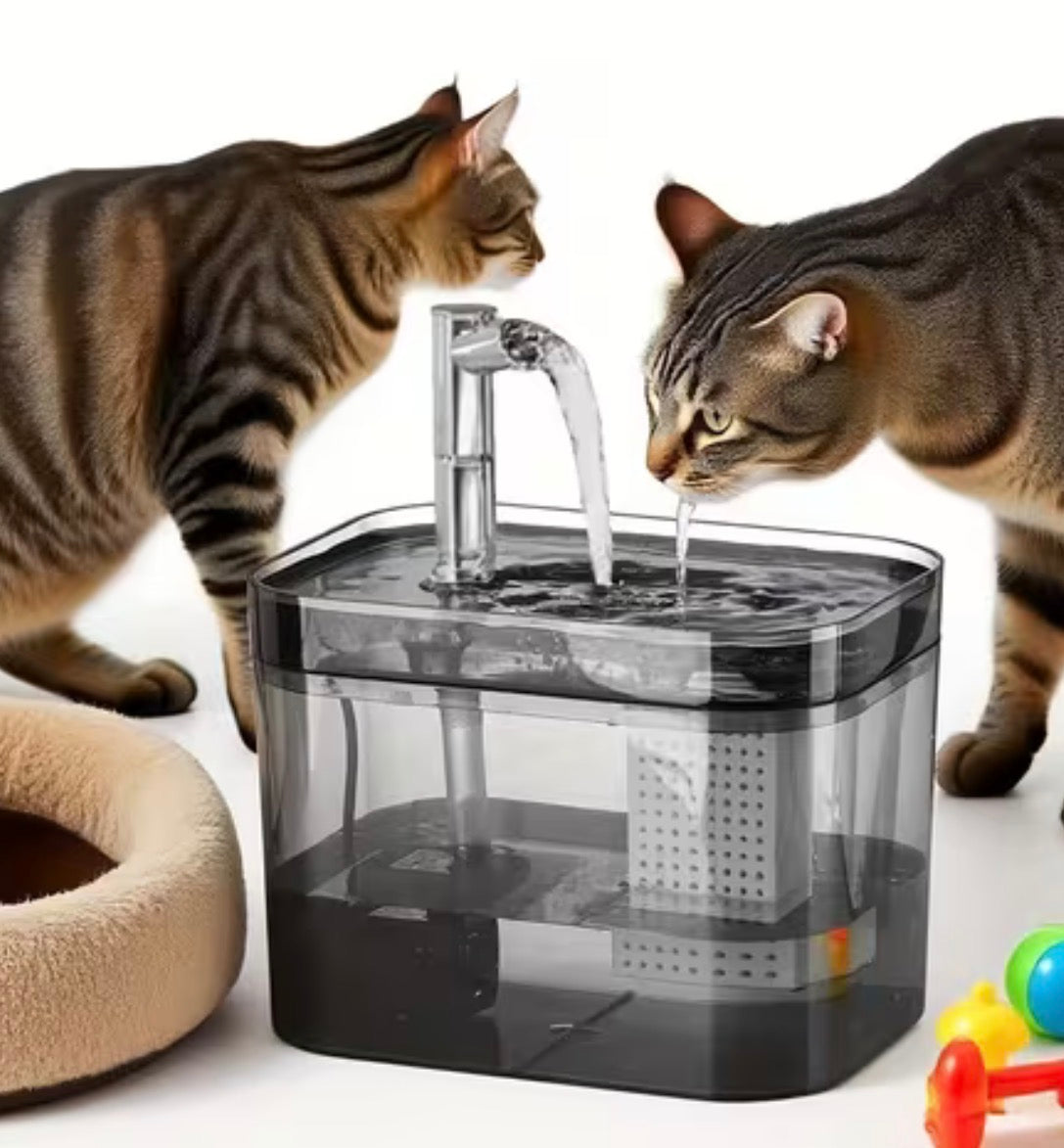 Stainless Steel Pet Water Fountain 1.5L
