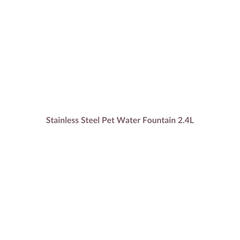 Stainless Steel Pet Water Fountain 1.5L